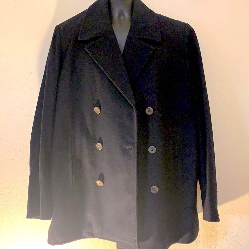 Wool Pea Coat Jacket